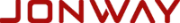 Logo marki Jonway – czerwony napis Jonway na białym tle